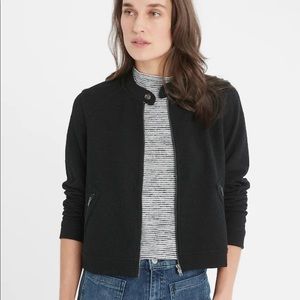 Banana Republic Boucle Knit Moto Jacket